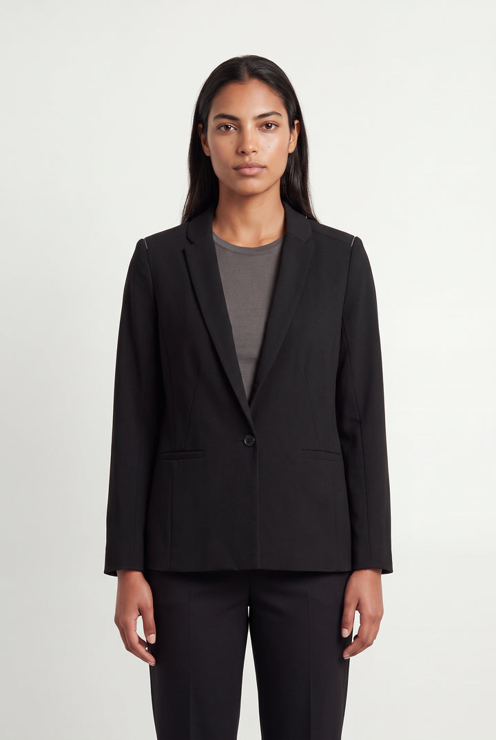 Blazer Noir - Taille L/40 de la marque One Step | PARAD120578 - Vendu par Paradigme - Image 1