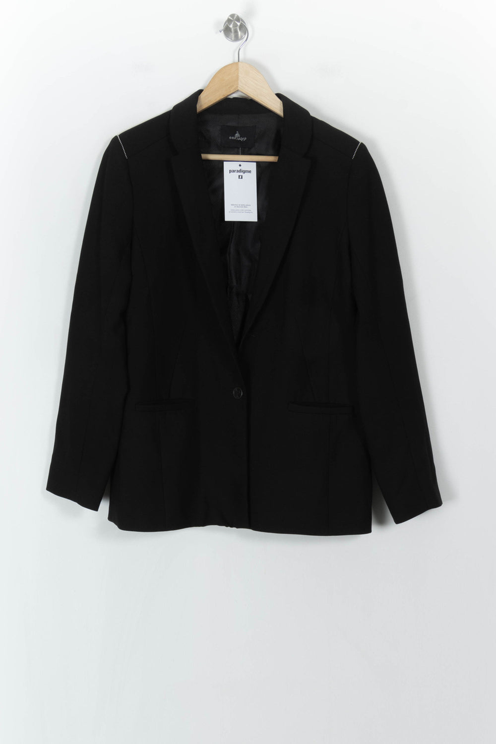 Blazer Noir - Taille L/40 de la marque One Step | PARAD120578 - Vendu par Paradigme - Image 2