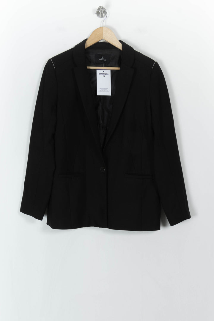 Blazer Noir - Taille L/40 de la marque One Step | PARAD120578 - Vendu par Paradigme - Image 2