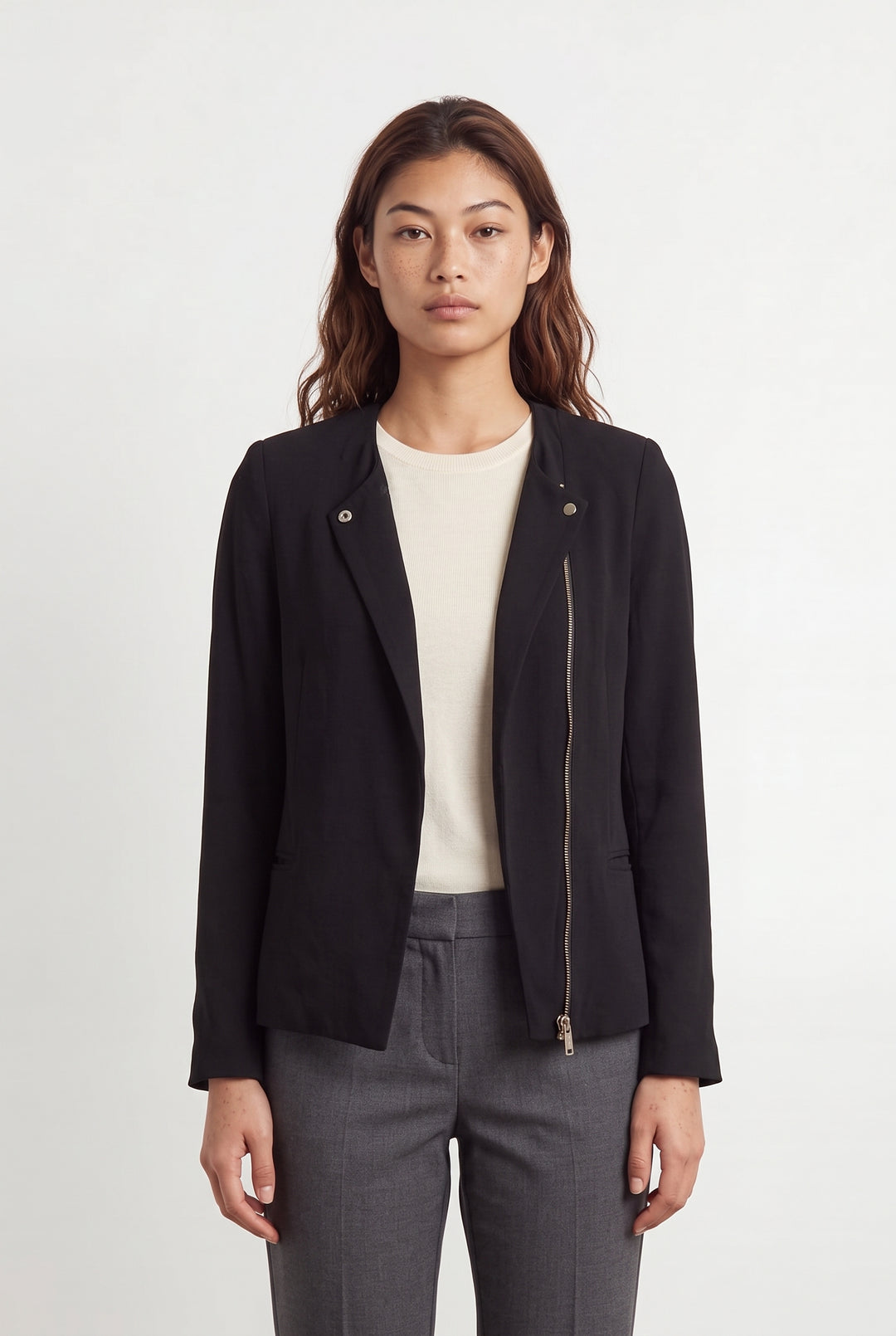 Veste Noire - Taille M/38 de la marque IKKS | PARAD120579 - Vendu par Paradigme - Image 1