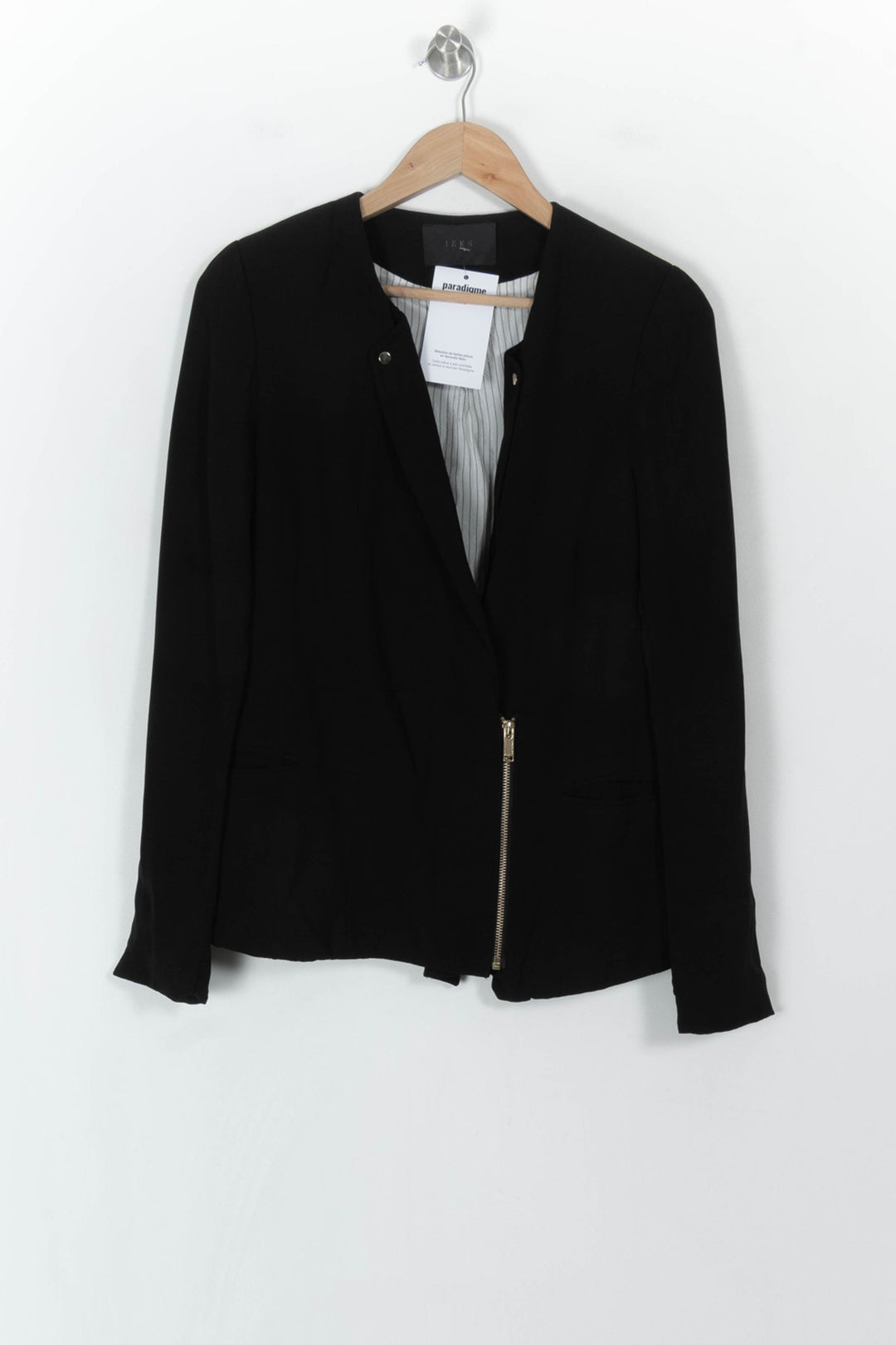 Veste Noire - Taille M/38 de la marque IKKS | PARAD120579 - Vendu par Paradigme - Image 2