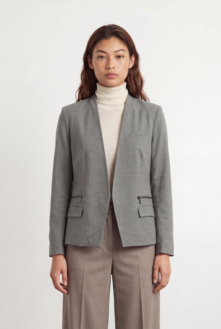 Blazer Gris - Taille M/38 de la marque Caroll | PARAD120580 - Vendu par Paradigme - Image 1