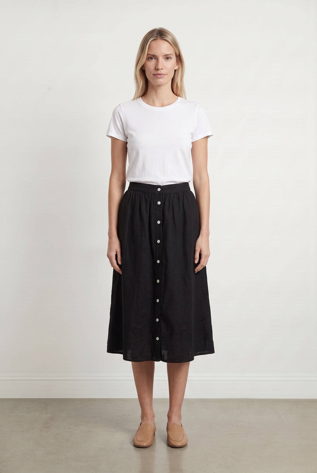 Jupe Longue Noire - Taille XS/34 de la marque Maison 123 | PARAD120581 - Vendu par Paradigme - Image 1