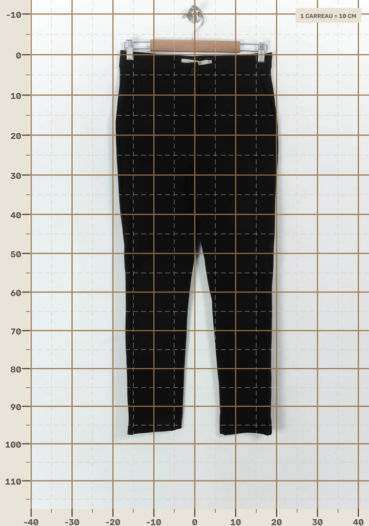 Pantalon Noir - Taille M/38 de la marque La Fée Maraboutée | PARAD120585 - Vendu par Paradigme - Image 4