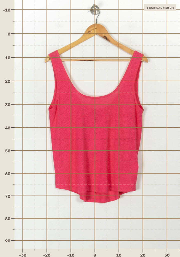 Débardeur Rose - Taille XL/42 de la marque Indies | PARAD120588 - Vendu par Paradigme - Image 4
