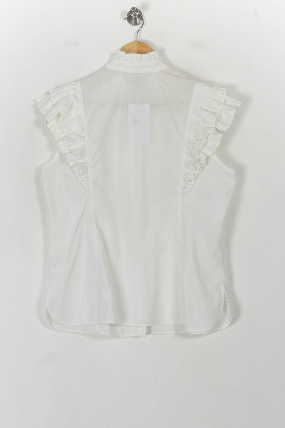 Chemisier Blanc - Taille XL/42 de la marque Indies | PARAD120589 - Vendu par Paradigme - Image 5