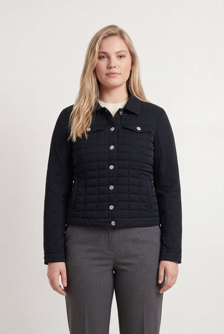 Veste Matelassée Bleue - Taille XL/42 de la marque Indies | PARAD120591 - Vendu par Paradigme - Image 1