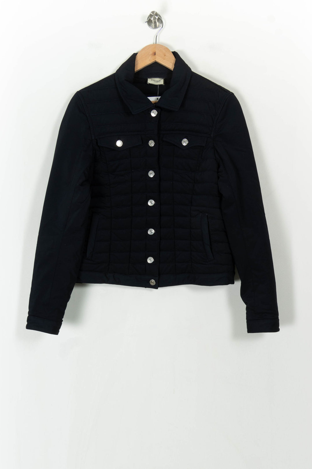 Veste Matelassée Bleue - Taille XL/42 de la marque Indies | PARAD120591 - Vendu par Paradigme - Image 2