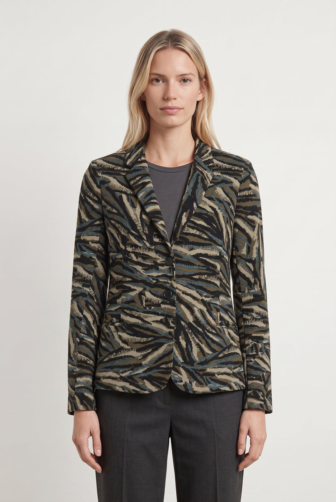 Blazer Vert et Noir - Taille XS/34 de la marque IKKS | PARAD120594 - Vendu par Paradigme - Image 1