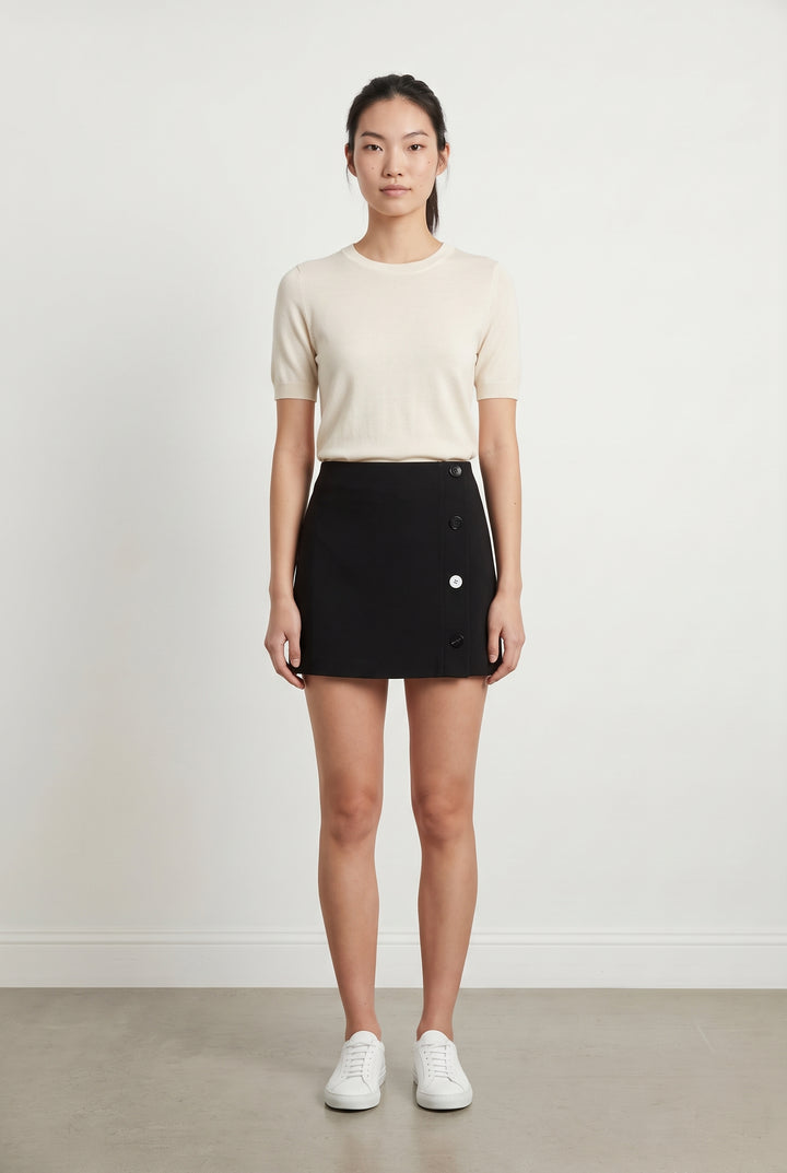 Jupe Noire - Taille XS/34 de la marque La Fée Maraboutée | PARAD120601 - Vendu par Paradigme - Image 1