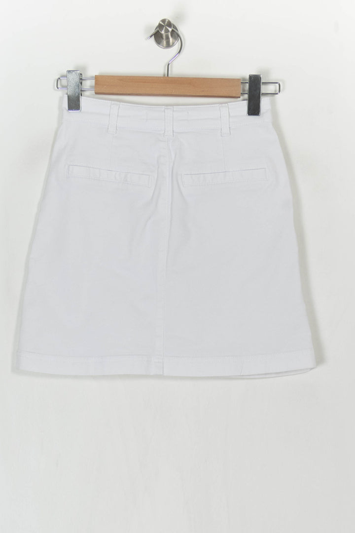 Jupe Blanche - Taille S/36 de la marque La Fée Maraboutée | PARAD120602 - Vendu par Paradigme - Image 5