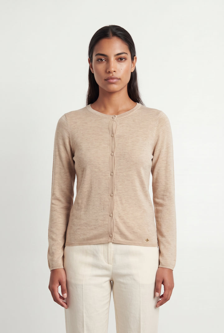 Cardigan Beige - Taille L/40 de la marque La Petite Etoile | PARAD120603 - Vendu par Paradigme - Image 1