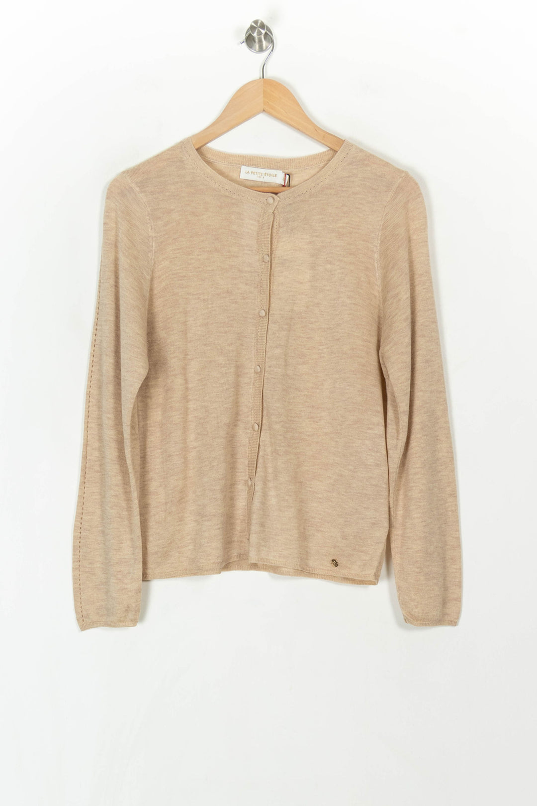 Cardigan Beige - Taille L/40 de la marque La Petite Etoile | PARAD120603 - Vendu par Paradigme - Image 2