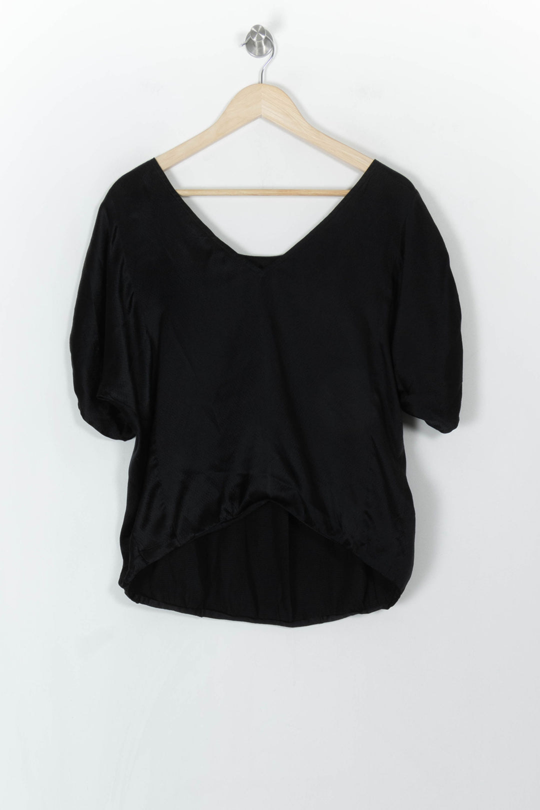 Blouse Noire - Taille M/38 de la marque Claudie Pierlot | PARAD120607 - Vendu par Paradigme - Image 5