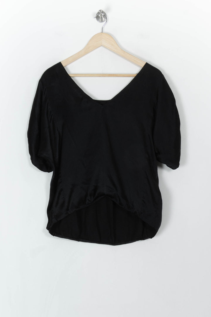 Blouse Noire - Taille M/38 de la marque Claudie Pierlot | PARAD120607 - Vendu par Paradigme - Image 5