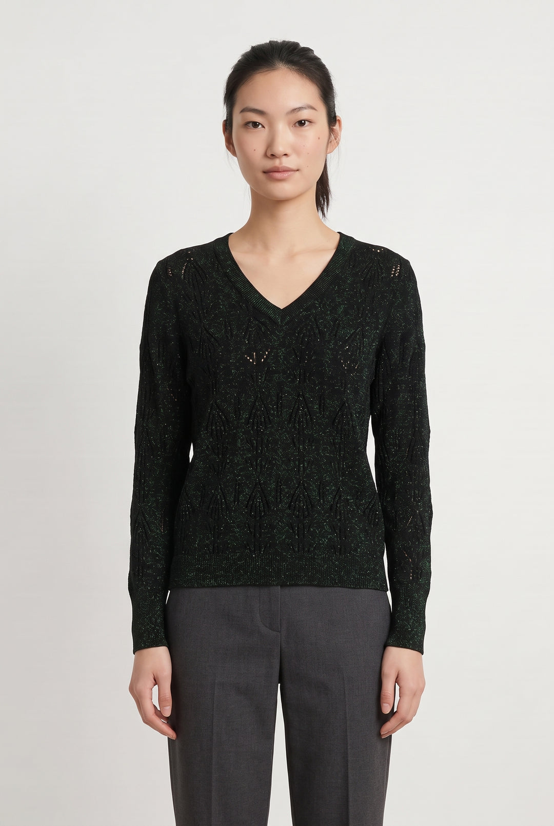 Pull Vert - Taille M/38 de la marque I.Code | PARAD120609 - Vendu par Paradigme - Image 1