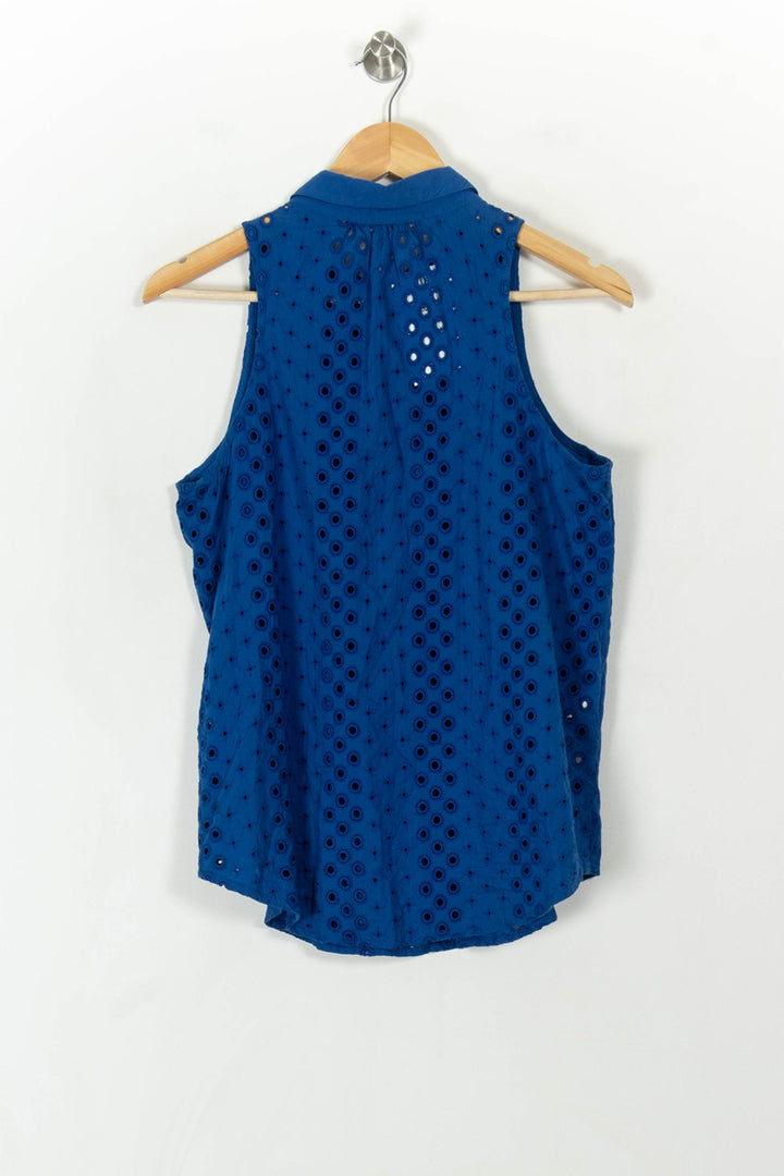 Blouse Sans Manches Bleue - Taille L/40 de la marque Comptoir des Cotonniers | PARAD120612 - Vendu par Paradigme - Image 5