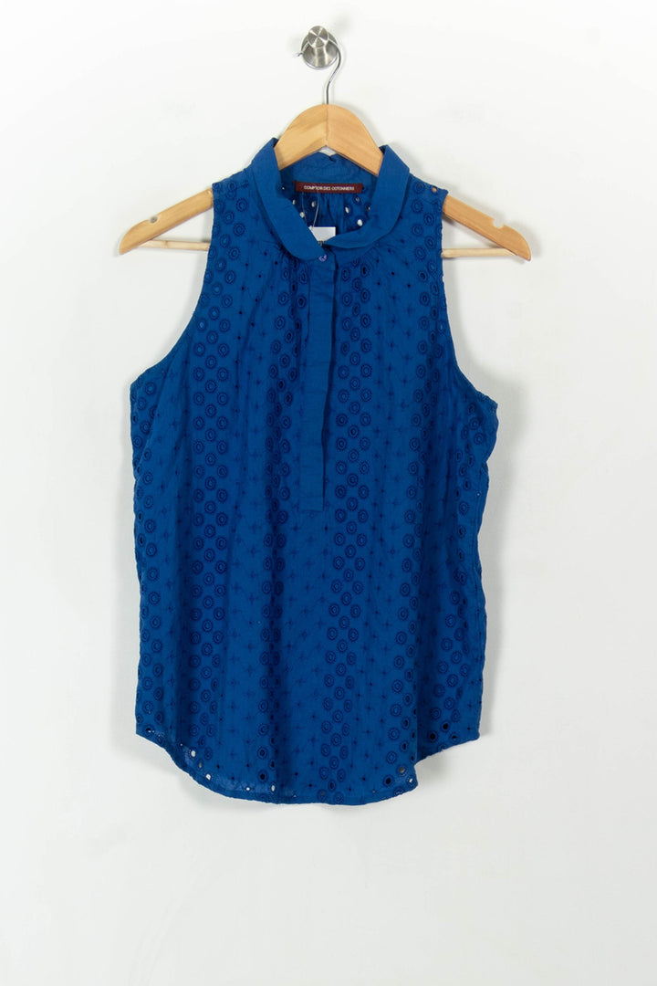 Blouse Sans Manches Bleue - Taille L/40 de la marque Comptoir des Cotonniers | PARAD120612 - Vendu par Paradigme - Image 2