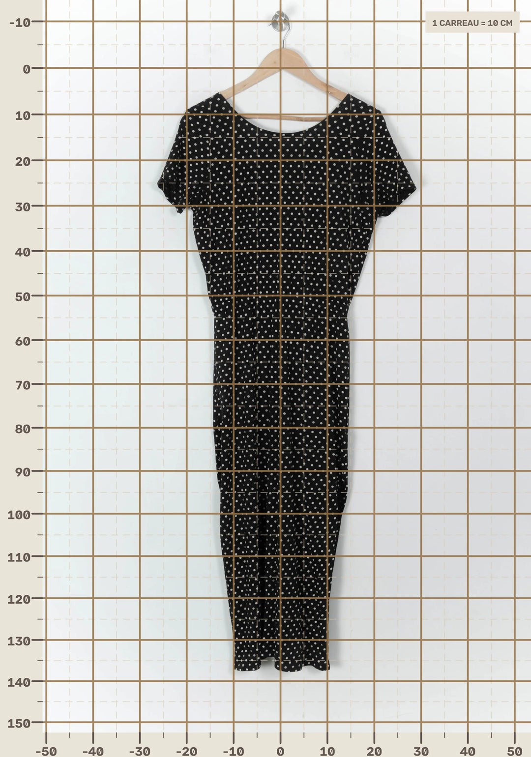 Robe Longue Noire et Blanche - Taille L/40 de la marque Sézane | PARAD120613 - Vendu par Paradigme - Image 4