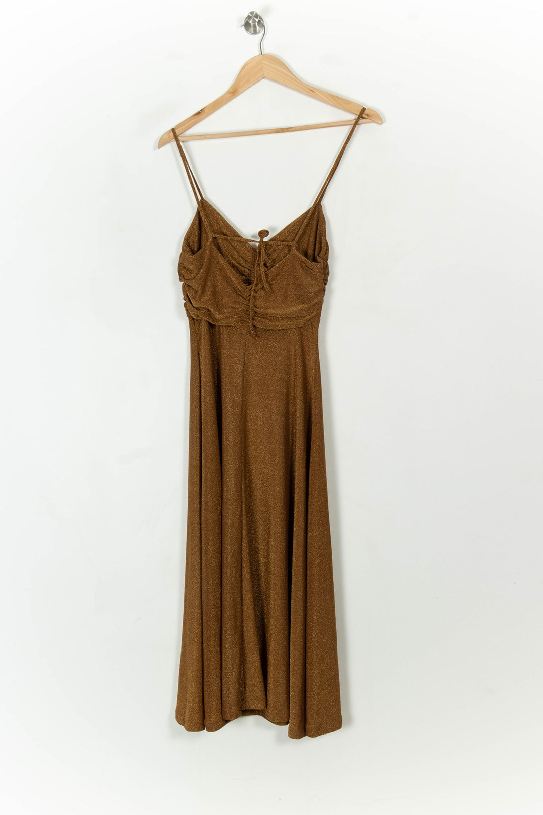 Robe Longue Or - Taille L/40 de la marque Petite Mendigote | PARAD120614 - Vendu par Paradigme - Image 5
