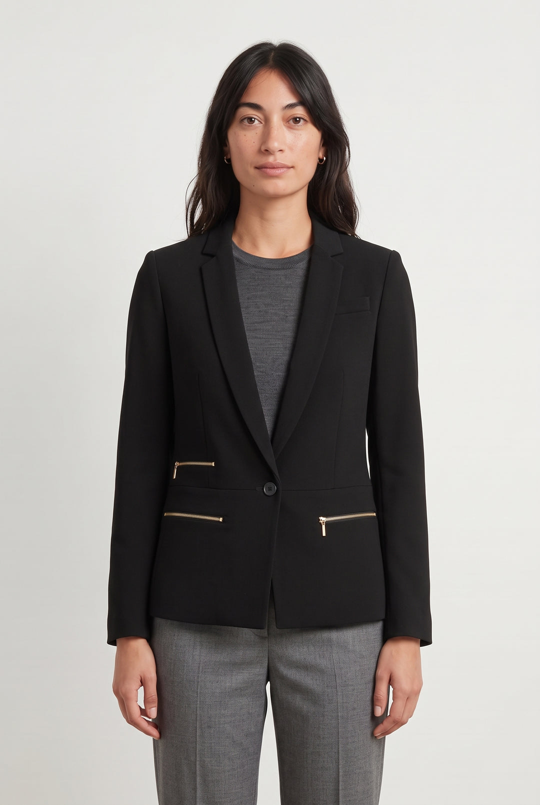 Blazer Noir - Taille S/36 de la marque Maje | PARAD120615 - Vendu par Paradigme - Image 1