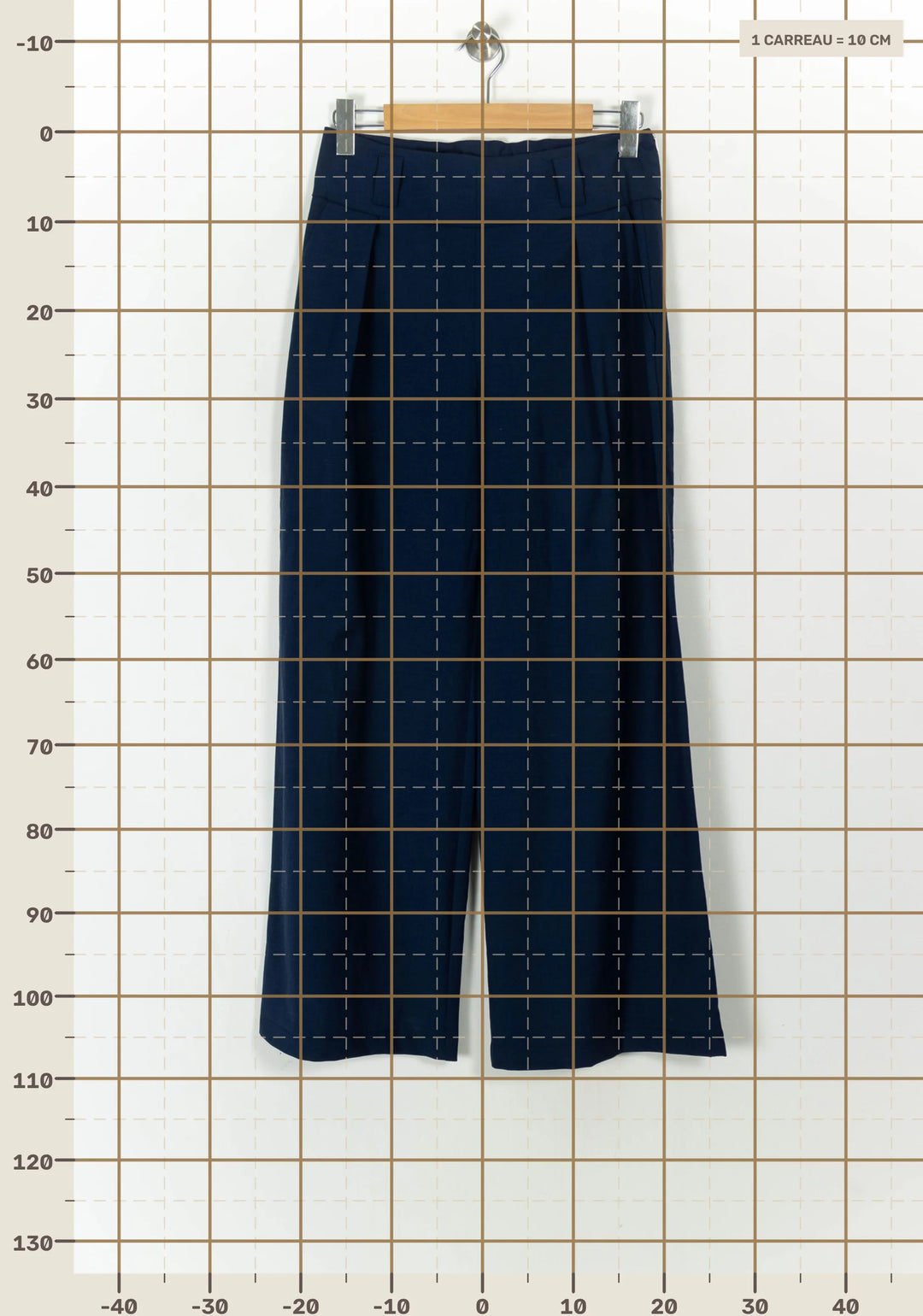 Pantalon Large Bleu - Taille XL/42 de la marque salut beauté | PARAD120617 - Vendu par Paradigme - Image 4