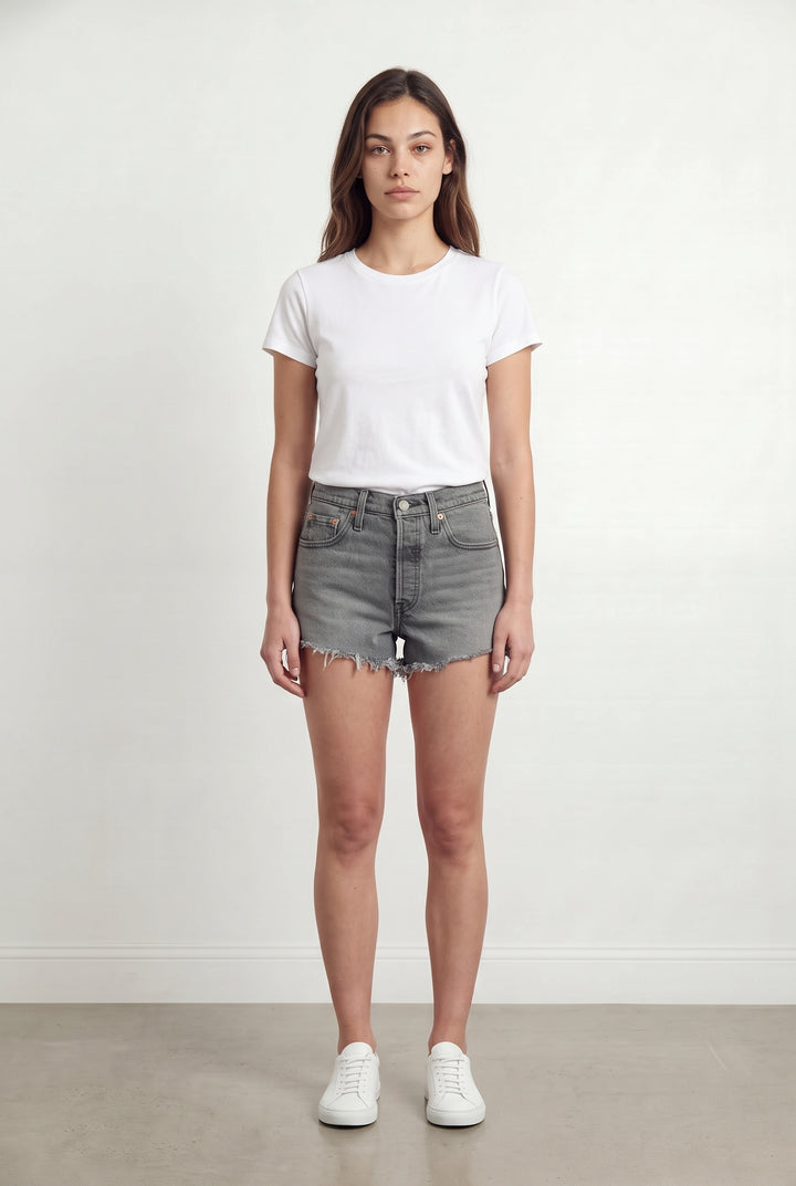 Short en Jean Gris - Taille XS/34 de la marque Levi&