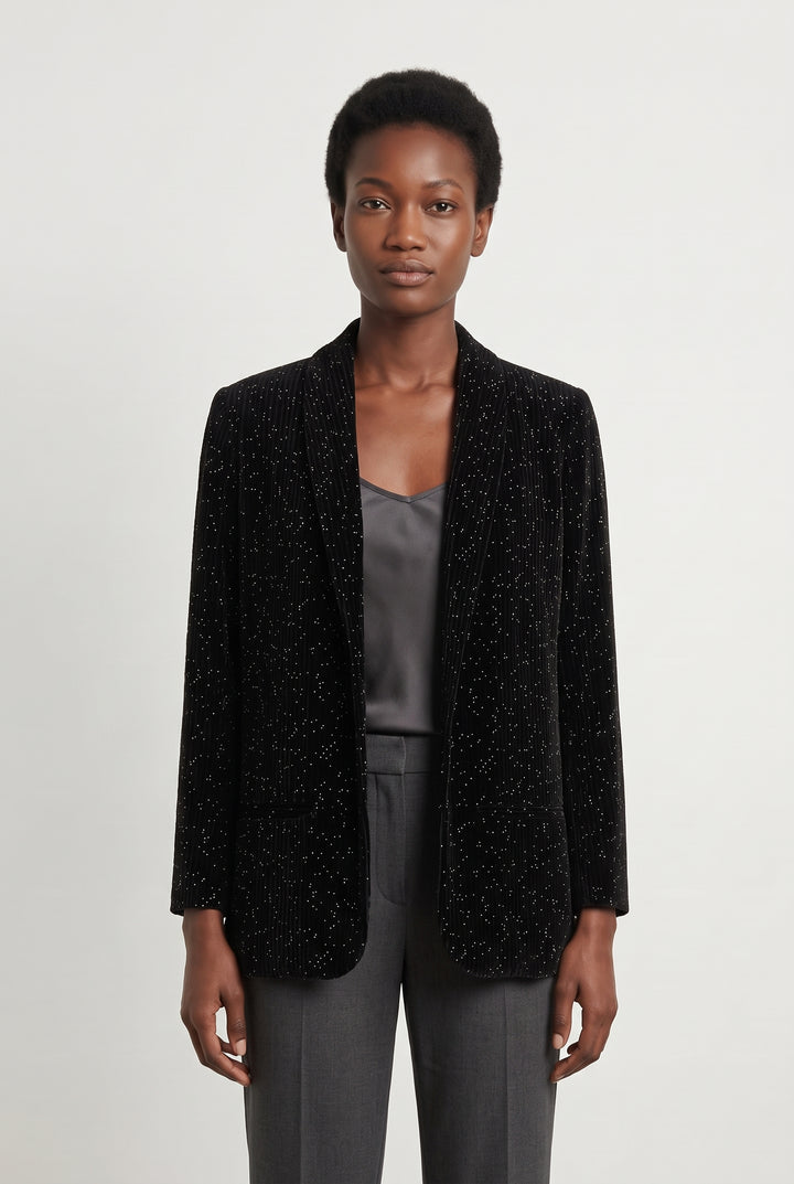 Blazer Noir et Blanc - Taille XS/34 de la marque I.Code | PARAD120625 - Vendu par Paradigme - Image 1