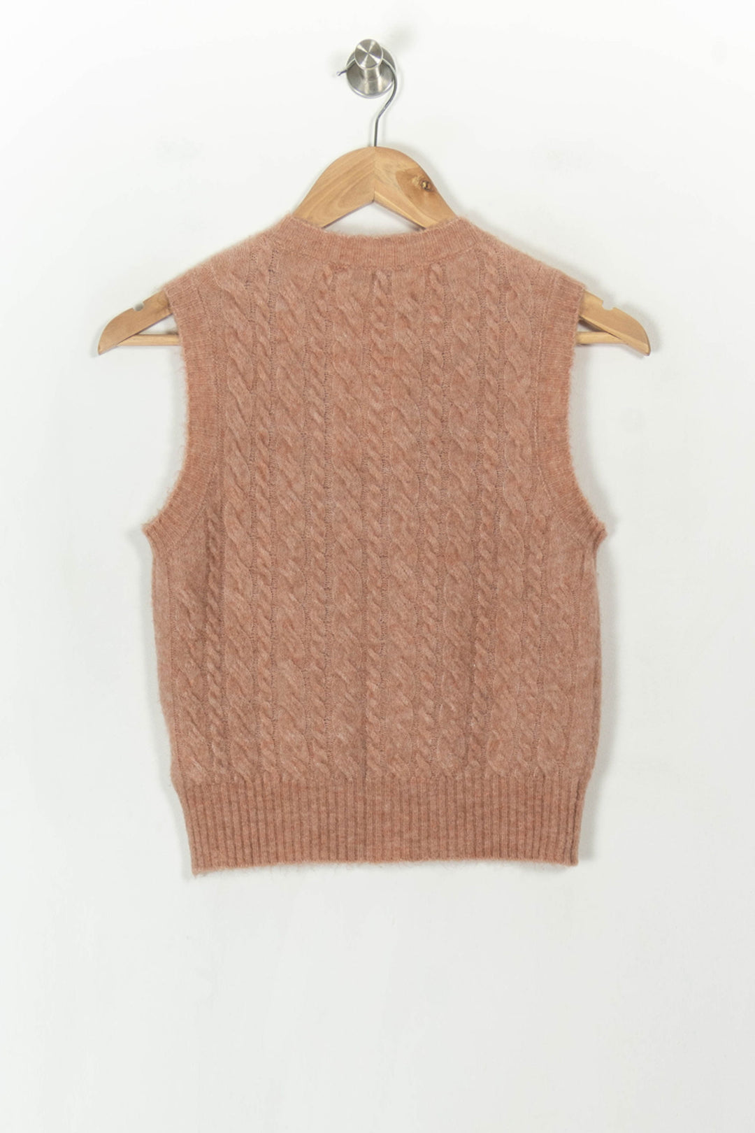 Pull Sans Manches Rose - Taille XS/34 de la marque Sandro | PARAD120626 - Vendu par Paradigme - Image 5