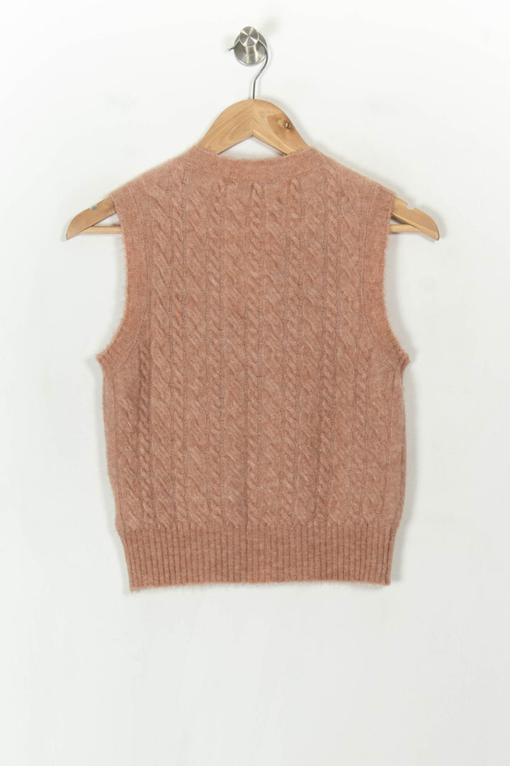 Pull Sans Manches Rose - Taille XS/34 de la marque Sandro | PARAD120626 - Vendu par Paradigme - Image 5