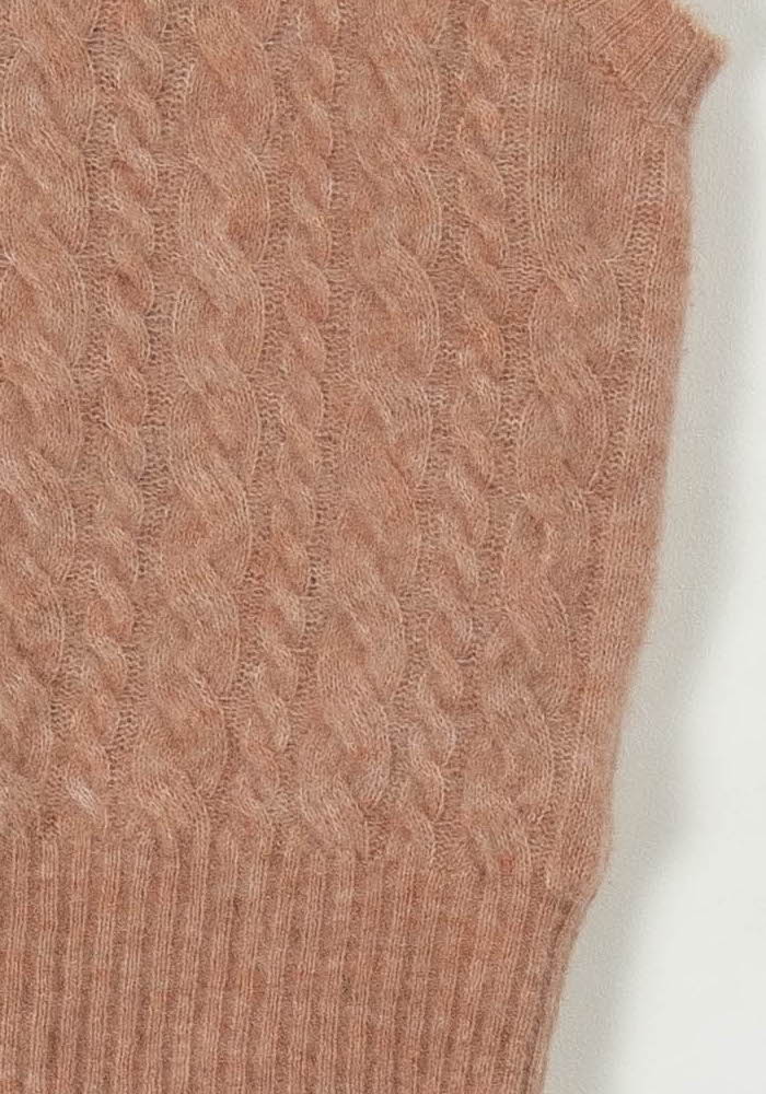 Pull Sans Manches Rose - Taille XS/34 de la marque Sandro | PARAD120626 - Vendu par Paradigme - Image 3