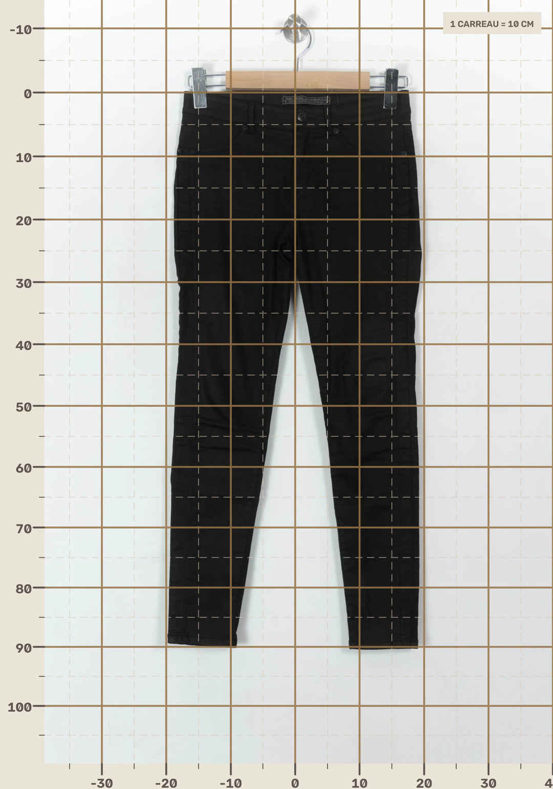 Jean Noir - Taille S/36 de la marque IKKS | PARAD120630 - Vendu par Paradigme - Image 4