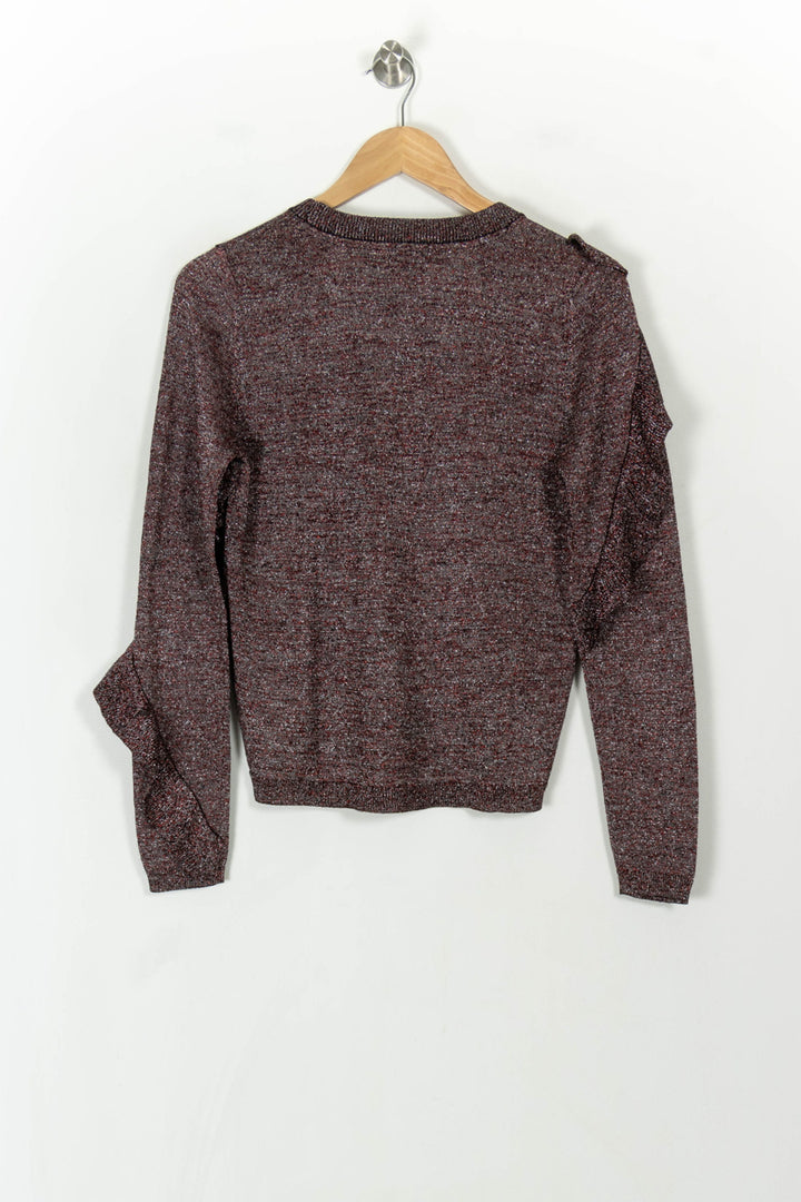 Pull Bordeaux - Taille S/36 de la marque Bérénice | PARAD120631 - Vendu par Paradigme - Image 5