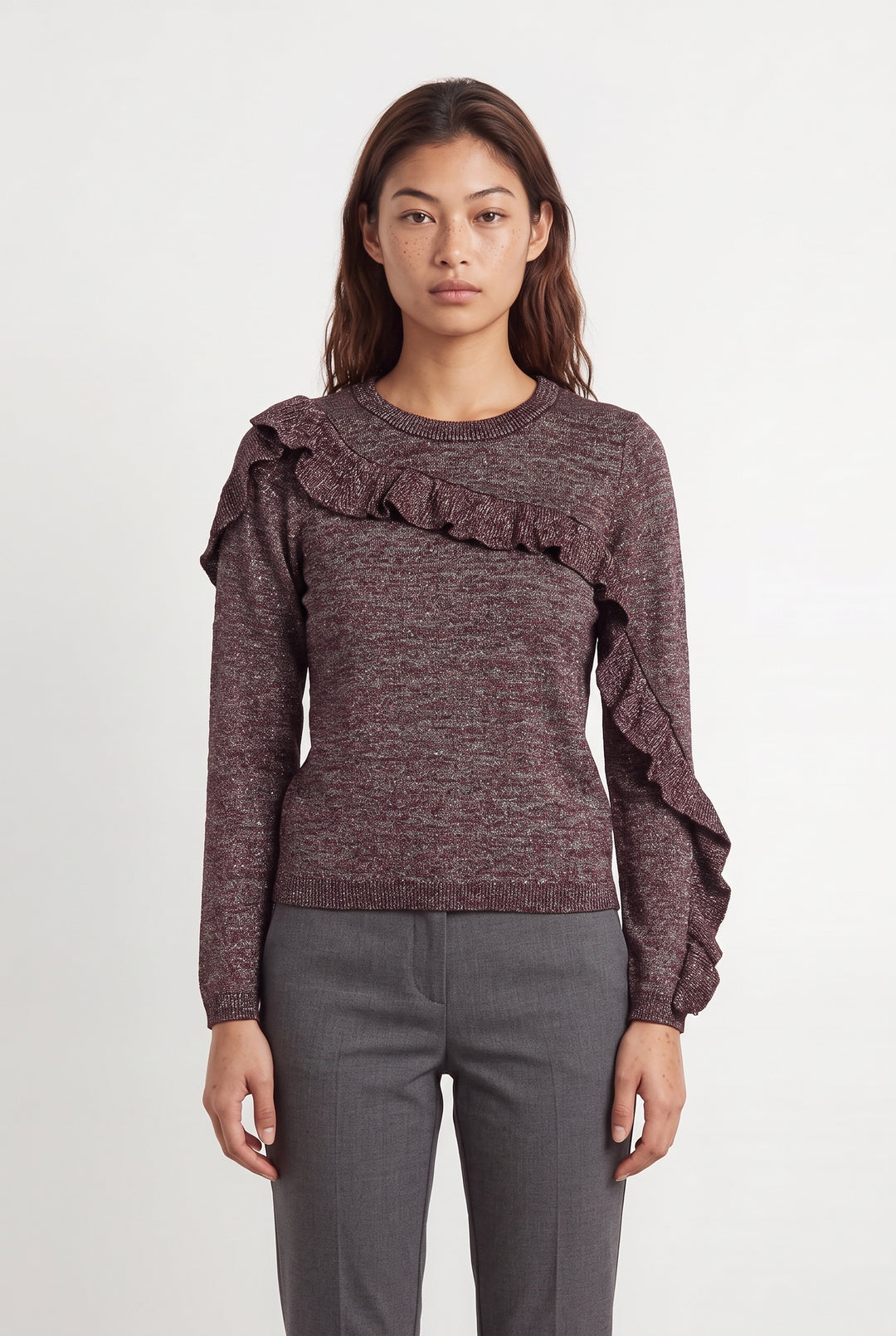 Pull Bordeaux - Taille S/36 de la marque Bérénice | PARAD120631 - Vendu par Paradigme - Image 1