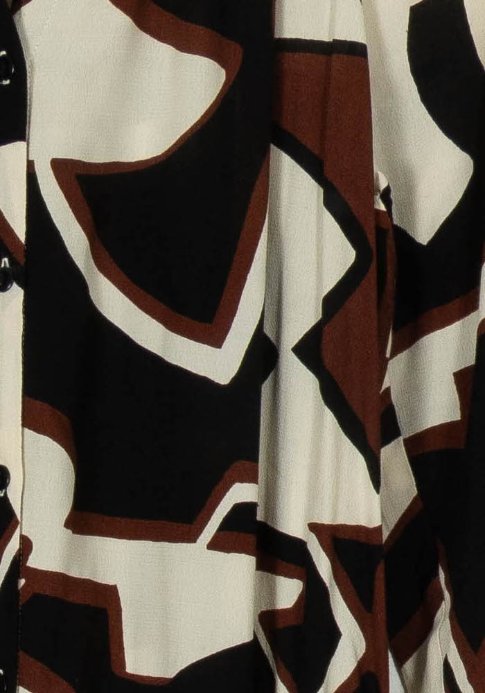 Robe Longue Noire et Marron - Taille L/40 de la marque Maison 123 | PARAD120632 - Vendu par Paradigme - Image 3