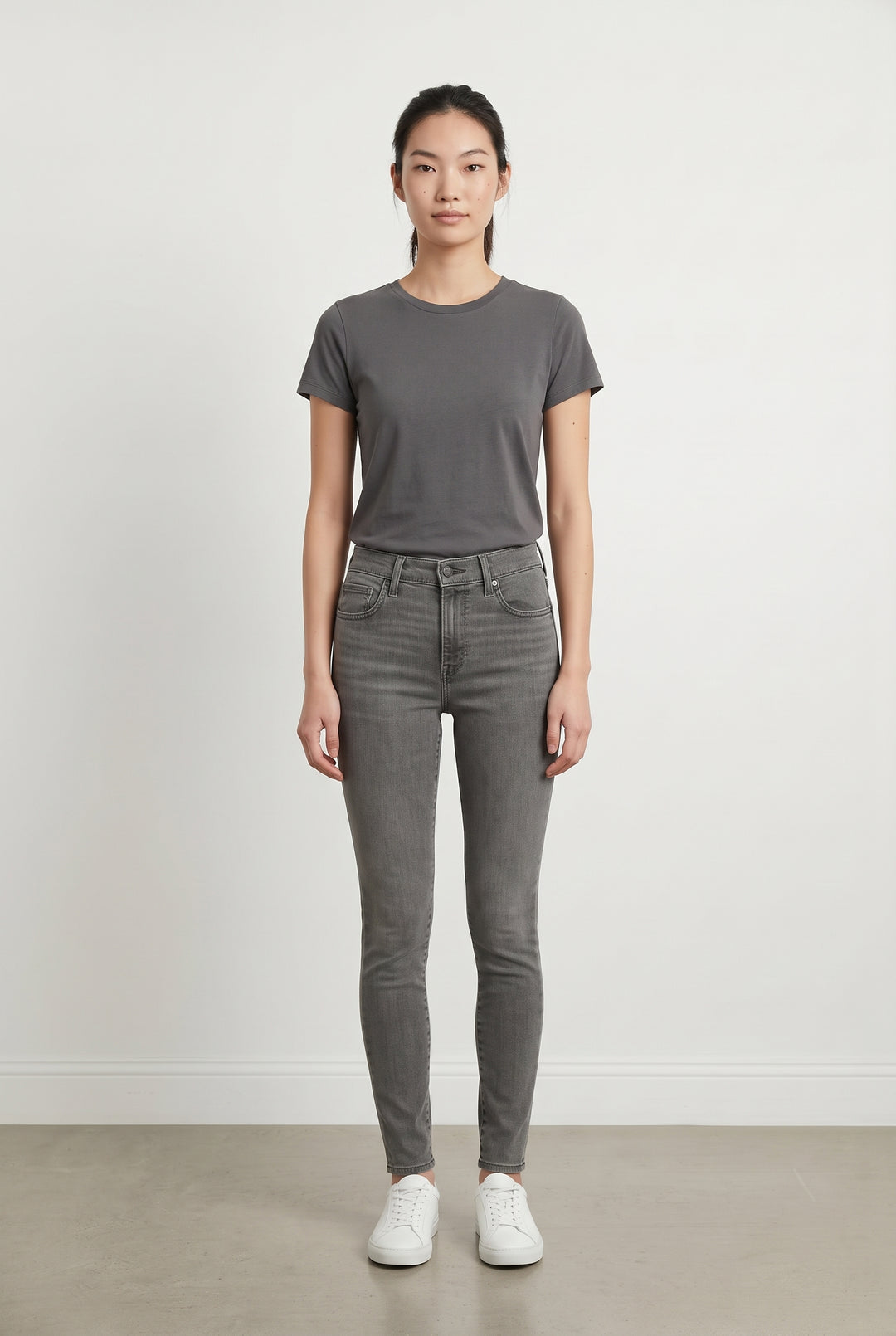 Jean Skinny Gris - Taille S/36 de la marque Levi&