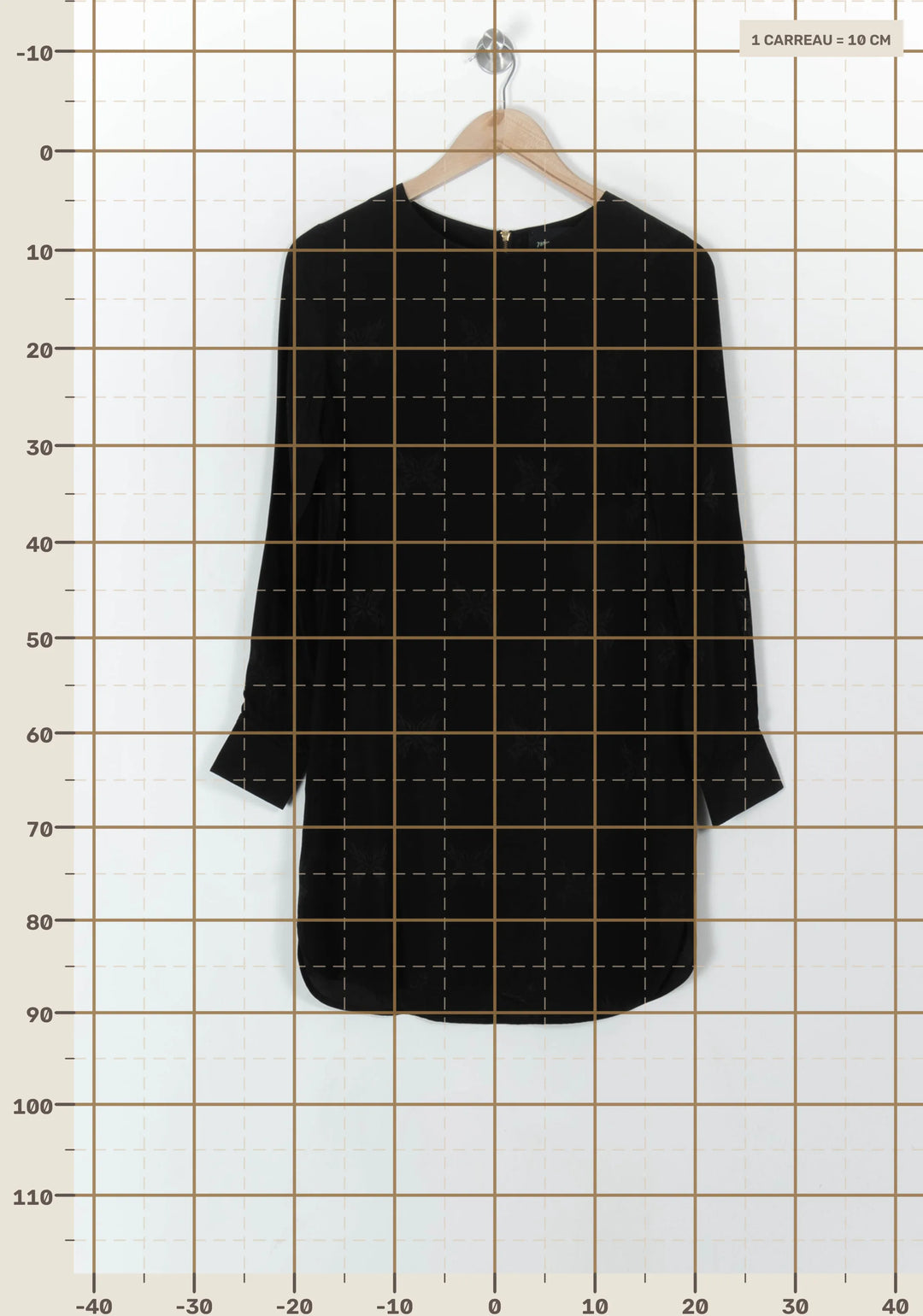 Robe Droite Noire - Taille S/36 de la marque Zadig&amp;Voltaire | PARAD120636 - Vendu par Paradigme - Image 4