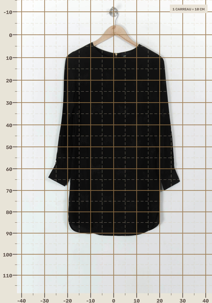 Robe Droite Noire - Taille S/36 de la marque Zadig&amp;Voltaire | PARAD120636 - Vendu par Paradigme - Image 4
