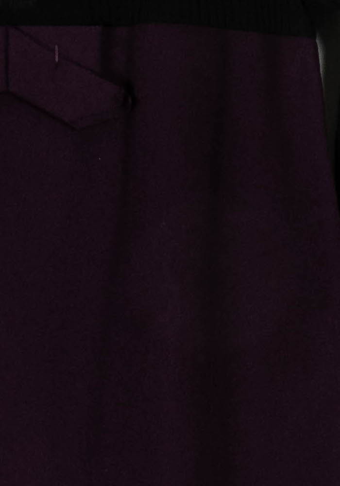 Robe Trapèze Noire et Violette - Taille S/36 de la marque Paule Ka | PARAD120637 - Vendu par Paradigme - Image 3