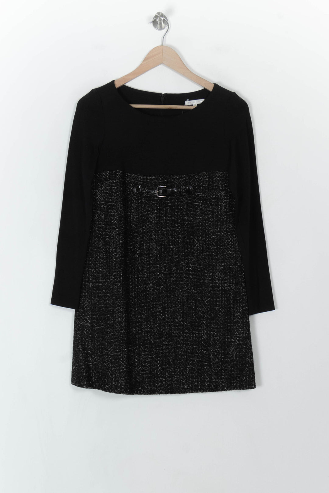 Robe Noire et Grise - Taille S/36 de la marque Paule Ka | PARAD120638 - Vendu par Paradigme - Image 2
