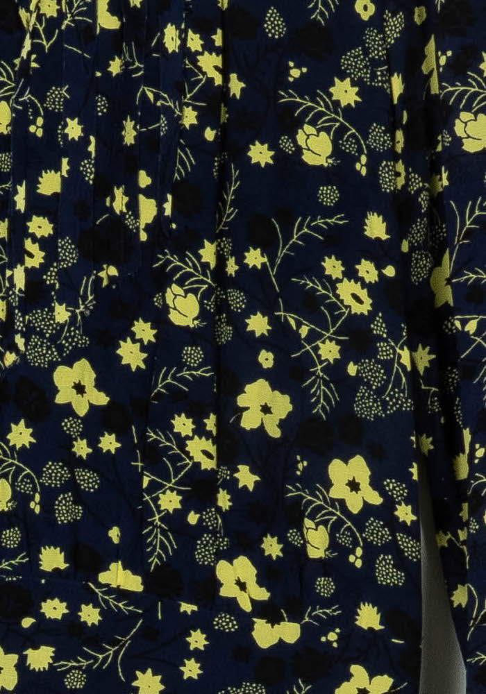 Robe Midi Bleu Marine et Jaune - Taille XS/34 de la marque Zadig&amp;Voltaire | PARAD120640 - Vendu par Paradigme - Image 3
