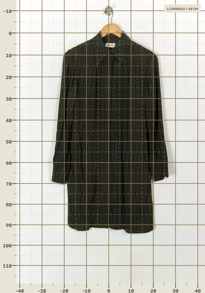 Robe Chemise Verte - Taille XS/34 de la marque Zadig&amp;Voltaire | PARAD120643 - Vendu par Paradigme - Image 4