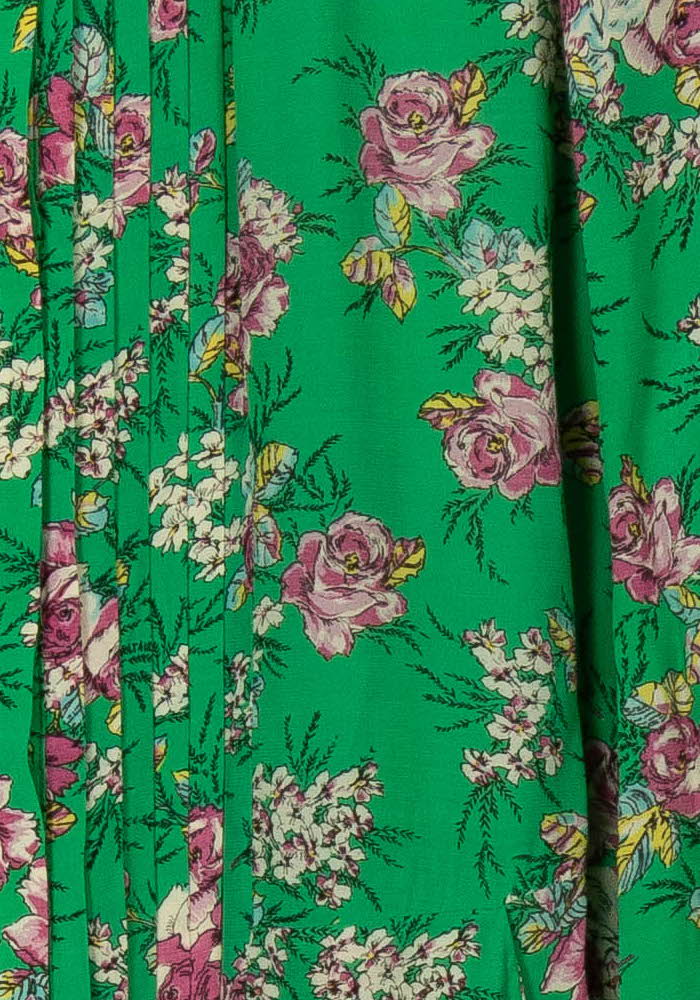 Robe Fleurie Verte - Taille XS/34 de la marque Zadig&amp;Voltaire | PARAD120644 - Vendu par Paradigme - Image 3