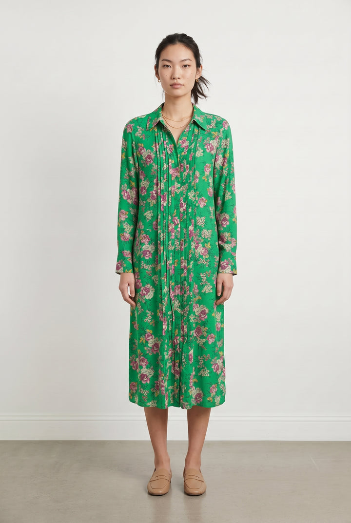Robe Fleurie Verte - Taille XS/34 de la marque Zadig&amp;Voltaire | PARAD120644 - Vendu par Paradigme - Image 1