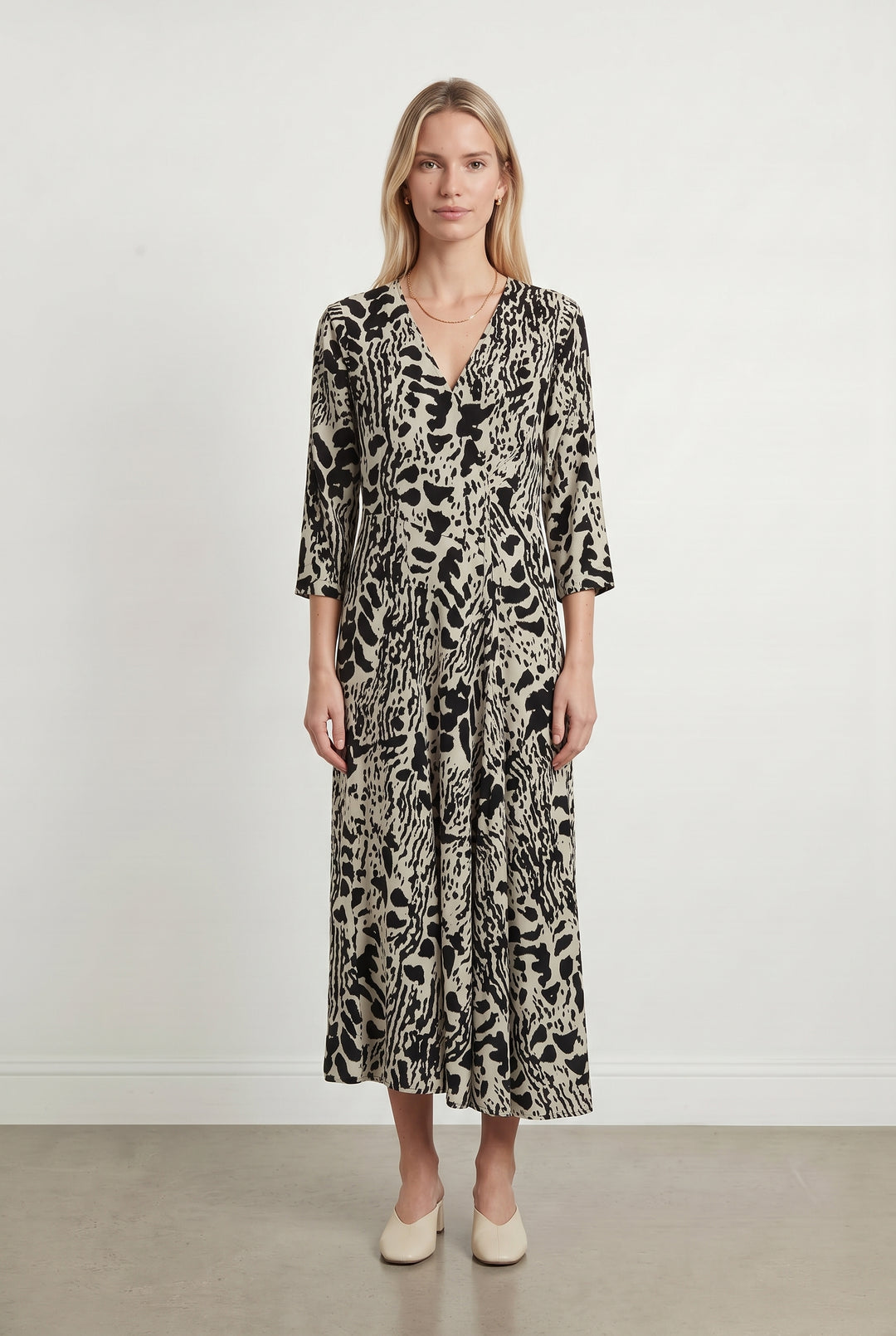 Robe Longue Noire et Blanche - Taille XS/34 de la marque ba&amp;sh | PARAD120645 - Vendu par Paradigme - Image 1