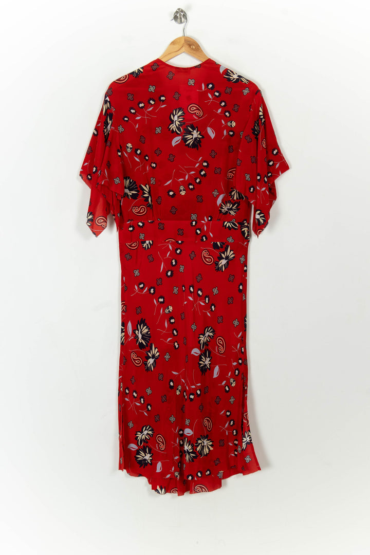 Robe Longue Rouge et Noir - Taille XS/34 de la marque Zadig&amp;Voltaire | PARAD120646 - Vendu par Paradigme - Image 5
