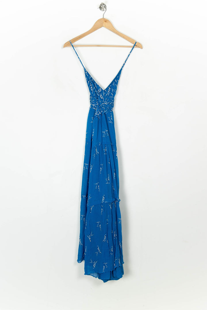 Robe Longue Bleue - Taille S/36 de la marque ba&amp;sh | PARAD120648 - Vendu par Paradigme - Image 5