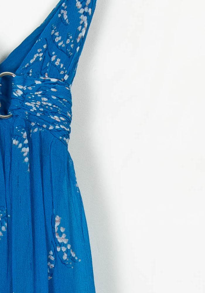 Robe Longue Bleue - Taille S/36 de la marque ba&amp;sh | PARAD120648 - Vendu par Paradigme - Image 3