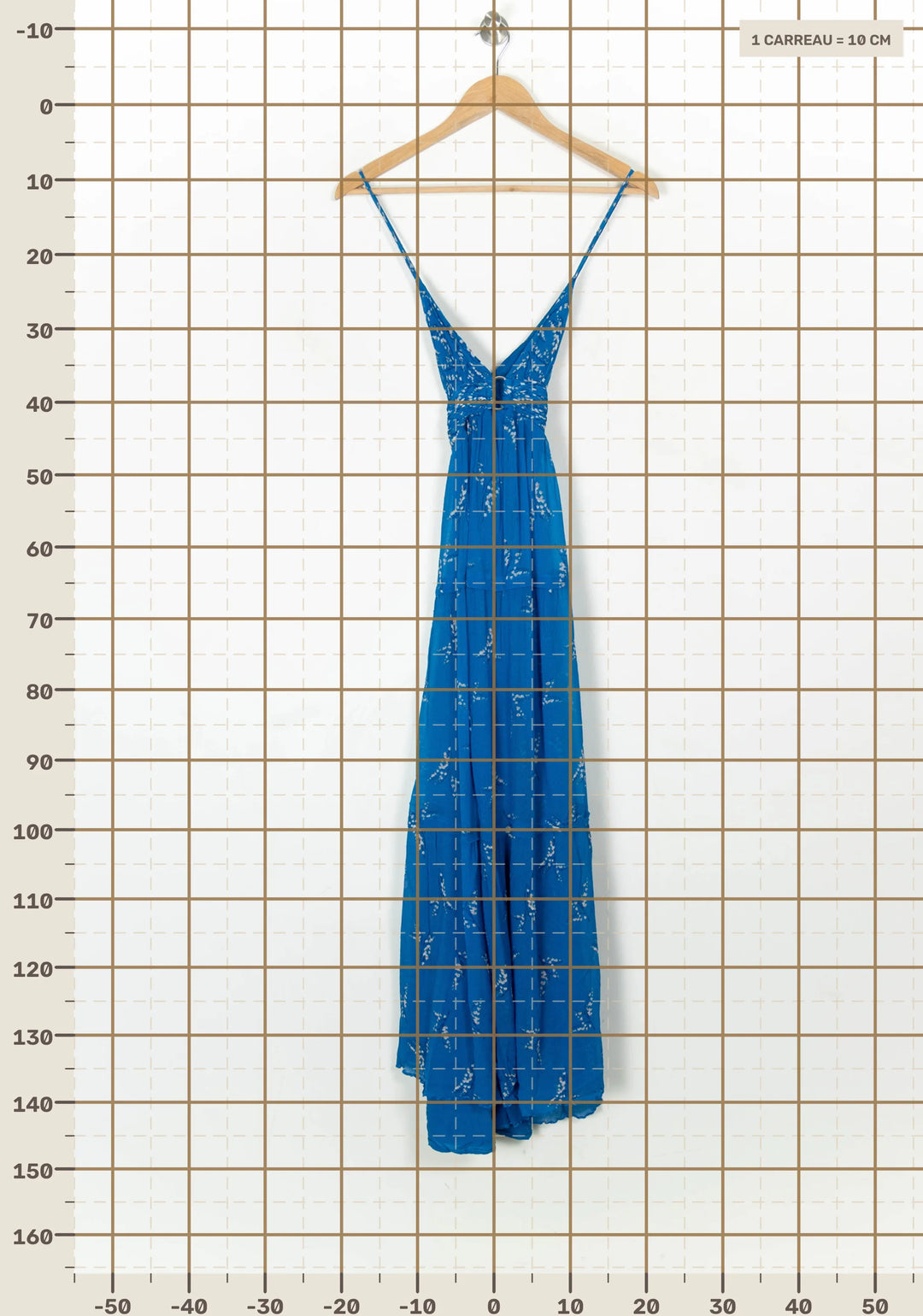 Robe Longue Bleue - Taille S/36 de la marque ba&amp;sh | PARAD120648 - Vendu par Paradigme - Image 4