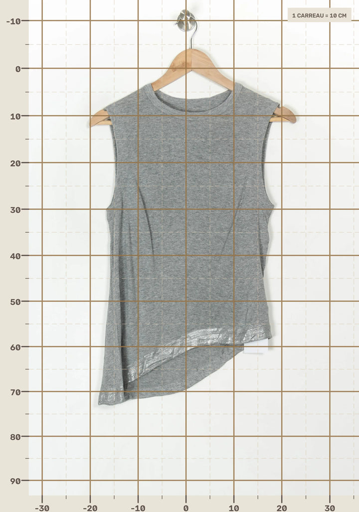 Débardeur Gris - Taille S/36 de la marque Zadig&amp;Voltaire | PARAD120649 - Vendu par Paradigme - Image 4